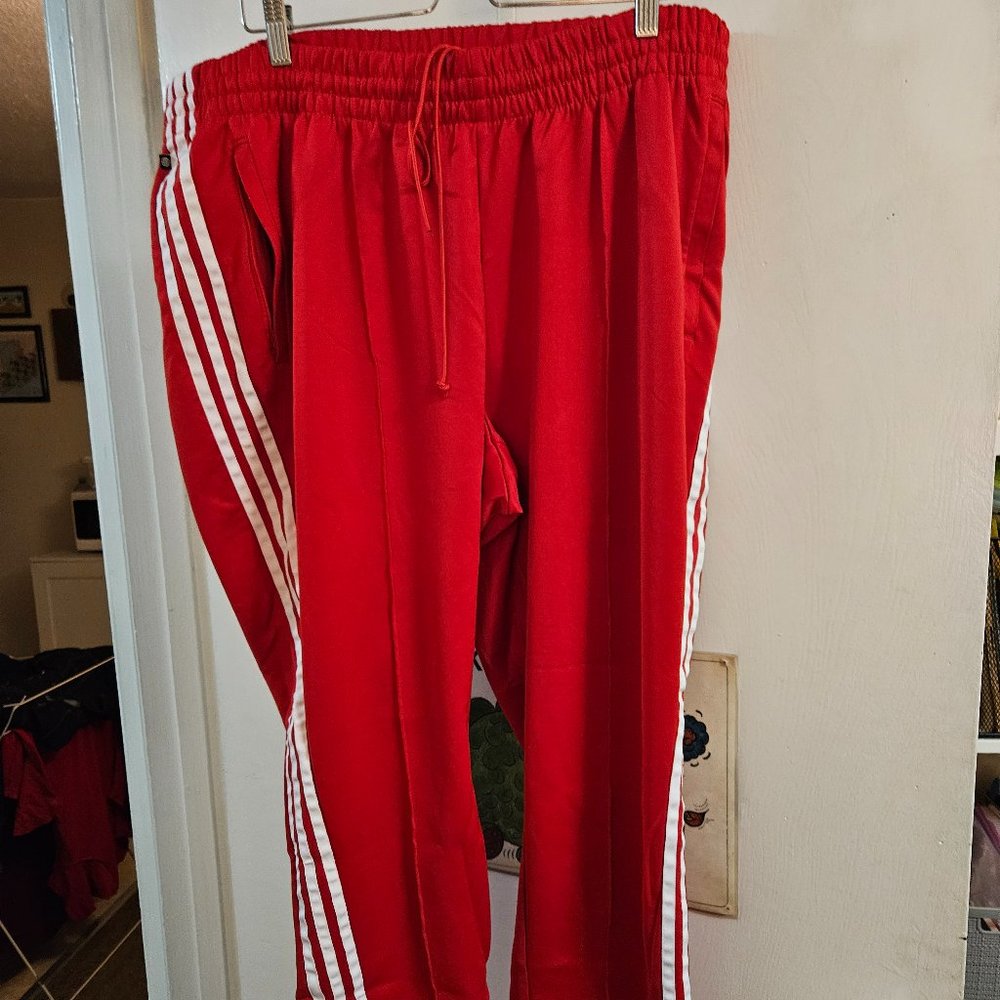 Adidas SST Women's Adicolor Track Pants Red 3XL